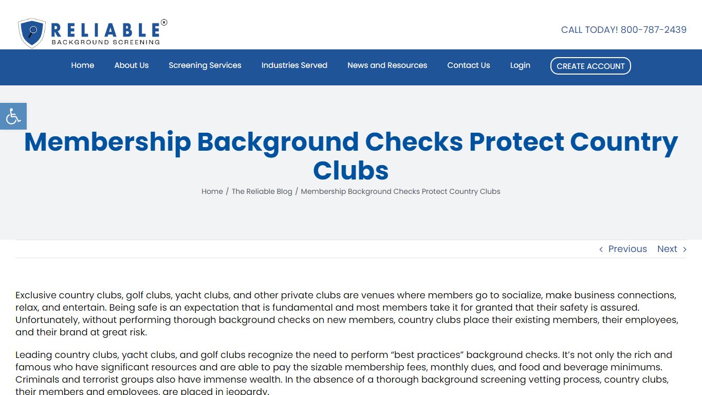 Membership Background Checks Protect Country Clubs
