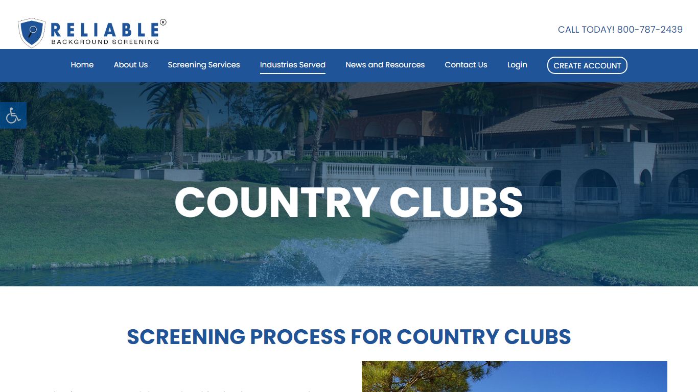Country Clubs Membership Check | Reliable Background Screening